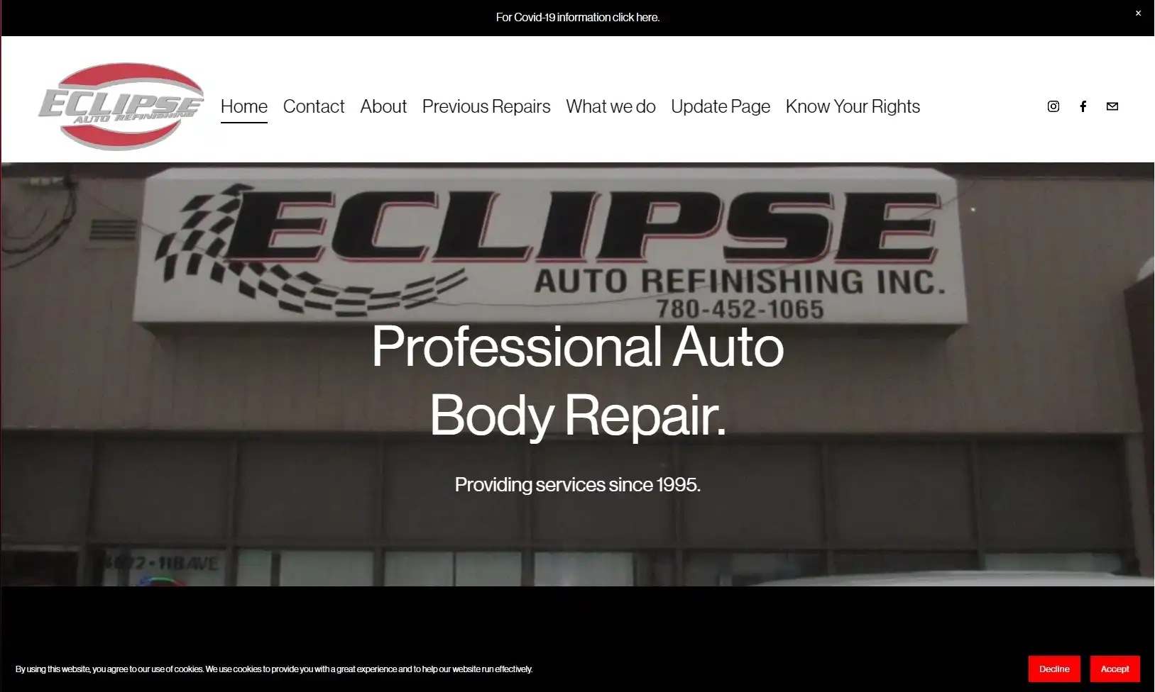 Eclipse website snapshot - Jol.Design Creative Commissions Portfolio