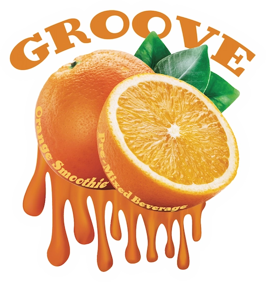 Groove Orange Juice Label Concept - Jol.Design Creative Commissions Portfolio