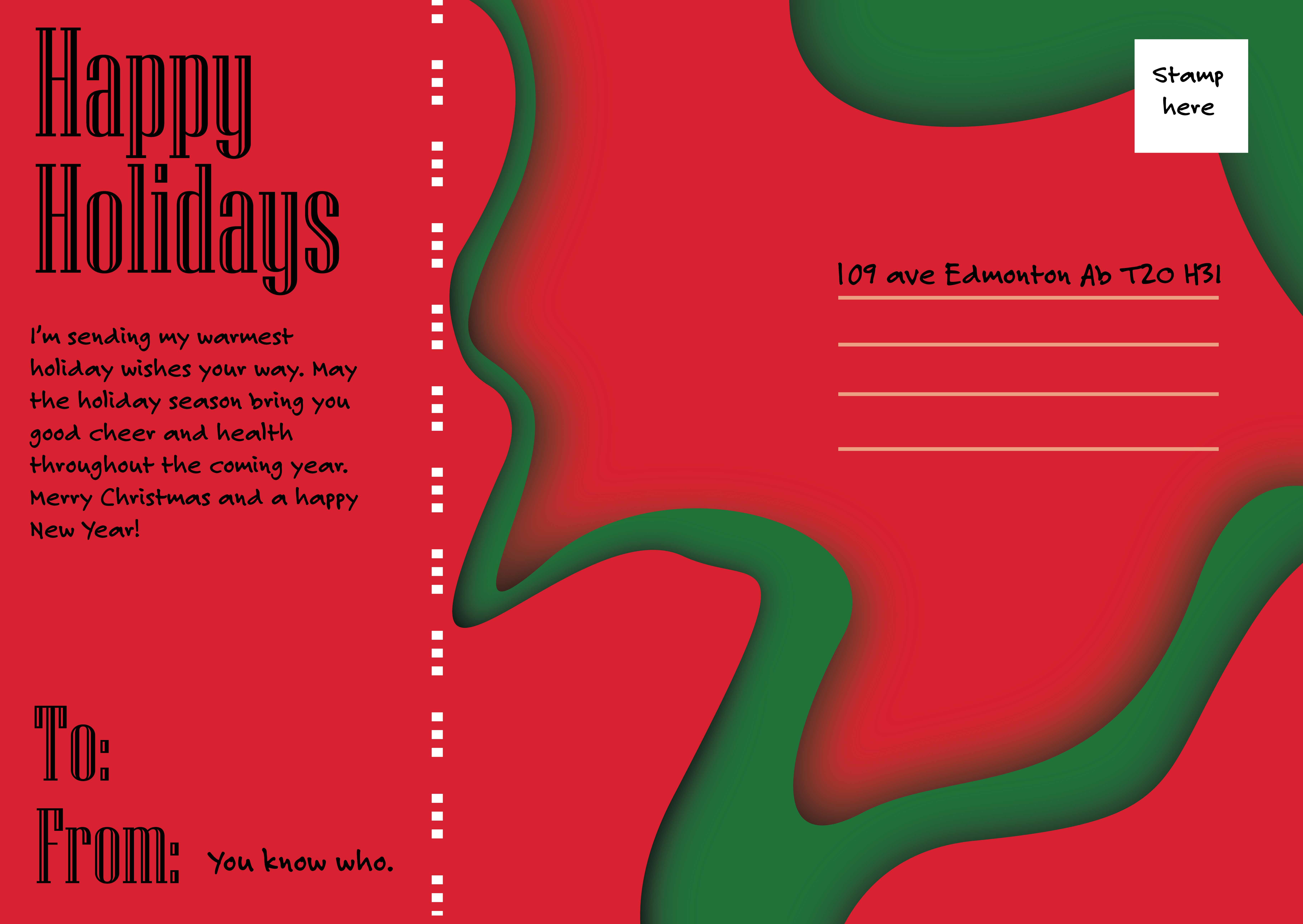 Christmas card 2024 Back - Jol.Design Creative Commissions Portfolio