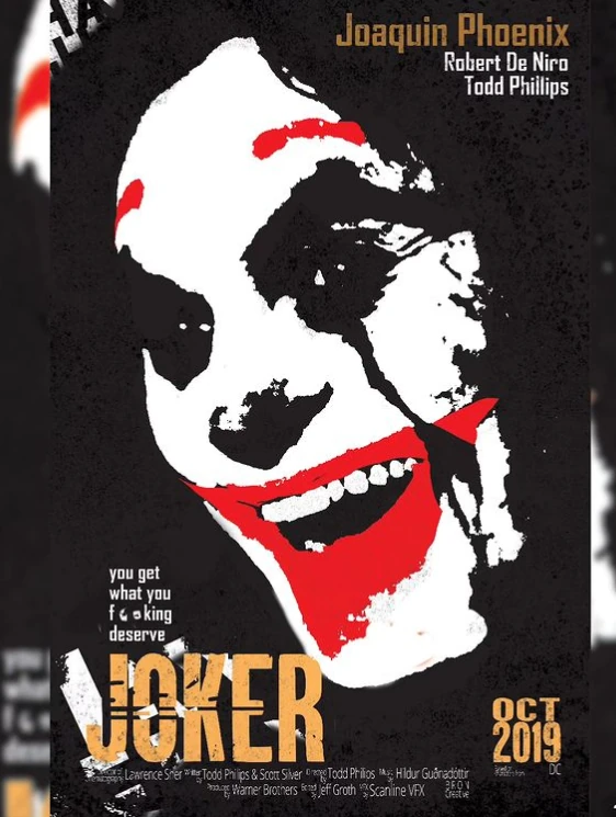 Joker movie poster redesign - Jol.Design NAIT Portfolio