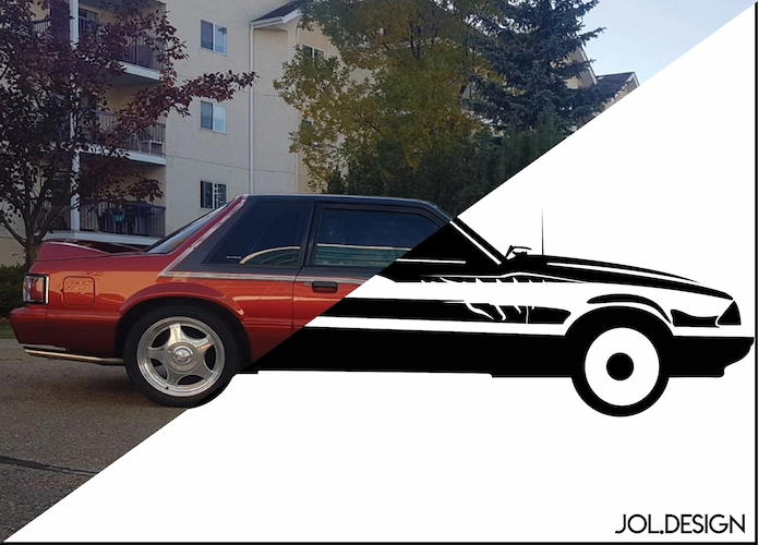 mustang image reduction - Jol.Design NAIT Portfolio